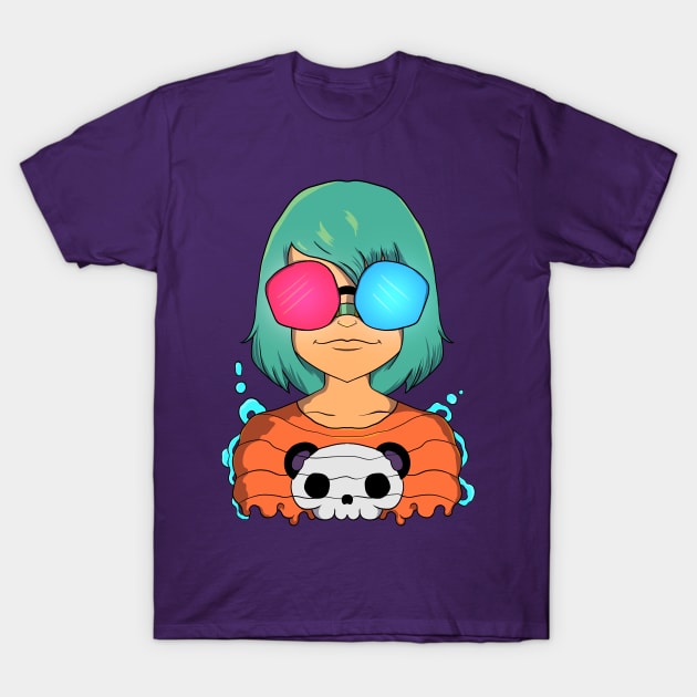 3D Girl T-Shirt by Sons of Skull